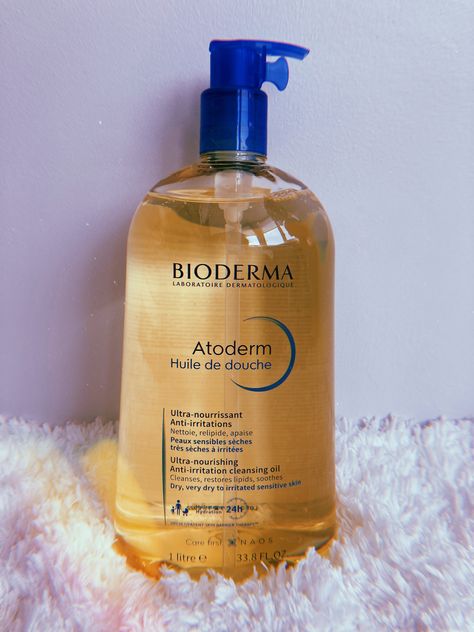 Bioderma Oil Cleanser, Bioderma Aesthetic, Kpop Skincare, Skincare Basic, Soap Photography, Bioderma Atoderm, Homemade Body Care, Natural Nails Manicure, Hygiene Routine