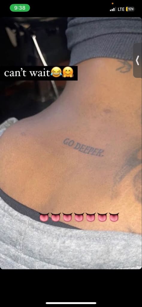 Baddie Aesthetic Tattoo Ideas, Pretty Thigh Tattoos Black Women, Summer Walker Tattoos Ideas, Mini Tattoos Black Women, Expect The Unexpected Tattoo, Go Deeper Tattoo, Neck Tattoos For Black Women, Back Dermals With Tattoo, Calf Tattoos For Black Women