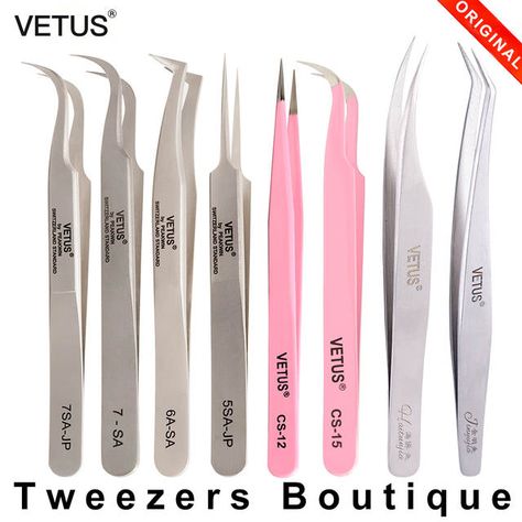 Brow Tweezers, Makeup Professional, Eyebrow Tweezers, Professional Eyelash Extensions, Rose Gold Makeup, Volume Eyelash Extensions, Tweezers Eyebrows, Eyelash Tweezer, Mens Fashion Jewelry