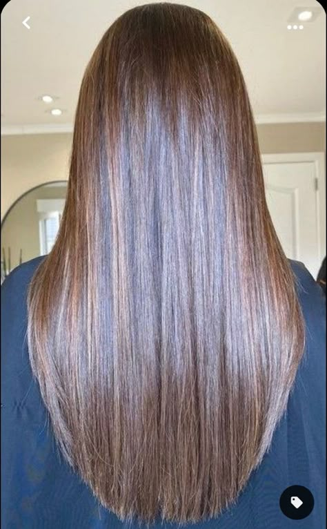 U Haircut, V Cut Hair, V Shaped Haircut, One Length Hair, V Shape Hair, Straight Hair Cuts, Haircuts For Medium Hair, Haircuts Straight Hair, Long Layered Hair