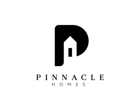 Pinnacle Homes Property Logo Design by Murat Boğazkesenli on Dribbble Property Logo Design, Luxe Logo, Construction Company Logo, Logo Luxe, Me Logo, Logo Design Agency, Property Branding, Logos Vintage, Design Flyers