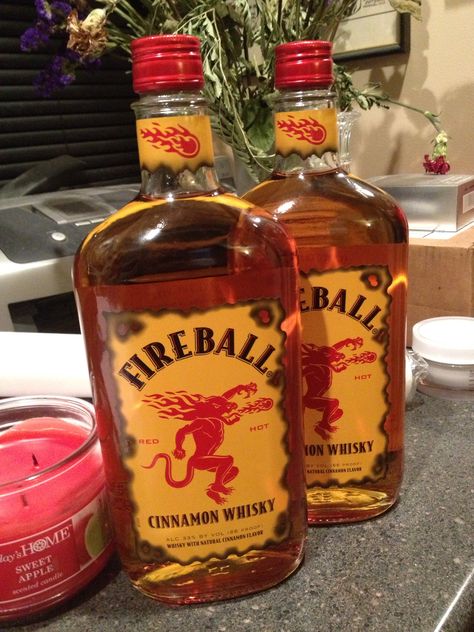 I love this ish! Yum! Fireball whiskey! Eeeeek Fireball Aesthetic, Fireball Bottle, Fireball Drinks, Fireball Whiskey, Bottle Drawing, Party Drinks Alcohol, Alcohol Bottles, Whiskey Cocktails, Instagram Photo Inspiration