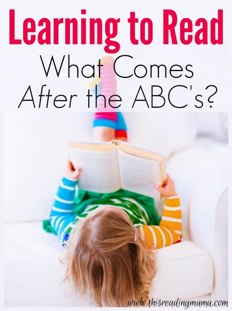 Learn to Read: What Comes After the ABCs ~ Next steps, practical activities and free printables from a reading specialist | This Reading Mama Library Reading, Reading Specialist, Reading Tips, Reading Words, Books For Kids, Early Literacy, Kids Books, Smart Money, Reading Activities