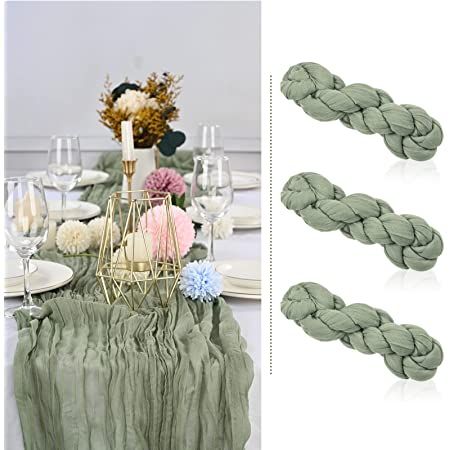 3 Pack Cheesecloth Table Runner Gauze Tablecloth 13FT Long Semi-Sheer Table Runner Boho or Rustic Wedding Table Decor for Wedding Decor Arch Draping Bridal Shower Holiday Party Christmas(Sage Green) : Amazon.co.uk: Home & Kitchen Wedding Decor Arch, Table Decor For Wedding, Arch Draping, Gauze Table Runner, Cheesecloth Table Runner, Decor For Wedding, Rustic Wedding Table Decor, Rustic Table Runners, Boho Table Runner