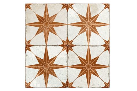 Buy Metropolis Star Sienna Wall & Floor Tile 45x45cm from Tons of Tiles with Next Day UK Delivery, Samples Available from only 99p inc P&P. Hearth Tiles, Orange Star, Star Tile, Tiles Direct, Hexagon Mosaic Tile, Hexagonal Mosaic, Acoustic Wall, Outdoor Tiles, Ceramic Floor