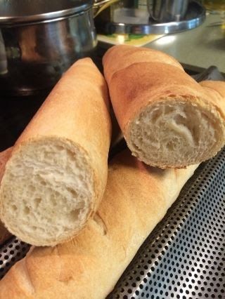 This recipe is similar to my Easy Cuban Bread loaves recipe , but baked and shaped differently.  It still provides a crunchy crust on the ou... Cuban Bread Recipe, Pan Cubano, Cuban Sandwich Recipe, Publix Recipes, Cuban Bread, Bread Loaves, Bread Dough Recipe, Stuffed Bread, Baguette Bread