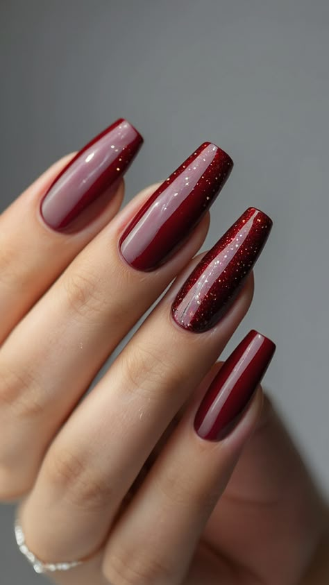 Elevate your nail game with these stunning dark wine red nail designs Explore a variety of dark wine-inspired ideas including black and cherry hues for a vampy fall aesthetic Discover short and bright nail designs with a dark cherry art twist that exudes a bold and aesthetic appeal perfect for the season Reach your nail inspo goals with these stunning dark wine red nail art tips and tricks Dark Wine Nails With Design, Wine Red Nails Designs, Dark Red Nails Ideas, Fancy Nail Salon, Art Tips And Tricks, Silhouette Nails, Cherry Art, Office Nails, Bright Nail Designs