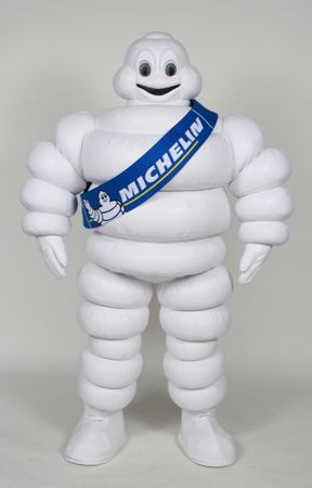 Michelin Man Custom Corporate Company Mascot Raven Black Hair, Culture Crafts, Tired Man, Michelin Man, Cultural Crafts, Pumpkin Decorations, Strict Parents, Twisted Sister, Chanel Inspired