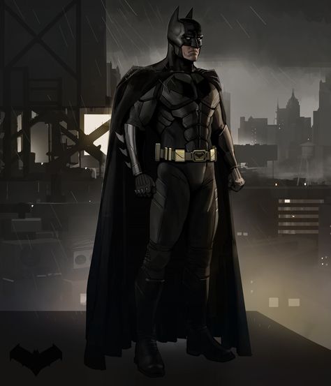 ArtStation - Batman designs for TT's Batman season 2., Brian Matyas Comics Example, Brian Matyas, Batman Oc, Batman Ideas, Batman Concept Art, Batman Painting, Batman Redesign, Costume Concepts, Batman Design