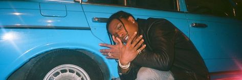 Asap Rocky Twitter Header, Rapper Twitter Headers, A$ap Rocky Pfp, Twitter Header Photos Rappers, Asap Rocky Banner, Asap Rocky Header, Twitter Header Rap, Rappers Twitter Header, Rocky Asap