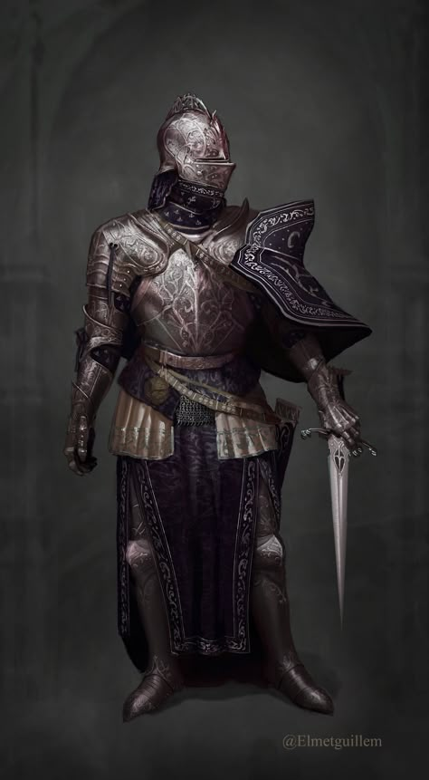 ArtStation - Knight of the Silver Grove Knight Art, Knight Armor, Dungeons And Dragons Characters, Medieval Armor, Fantasy Armor, Armor Concept, Character Design Male, Medieval Fantasy, Dark Souls