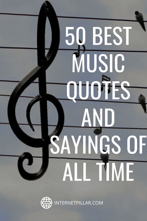 50 Best Music Quotes and Sayings of All Time - #quotes #bestquotes #dailyquotes #sayings #captions #famousquotes #deepquotes #powerfulquotes #lifequotes #inspiration #motivation #internetpillar Music Friends Quotes, Music For The Soul Quotes, One Good Thing About Music Bob Marley, Music Love Quotes Feelings, Music Soothes The Soul Quotes, Music Note Meanings, Music Is Life Quotes, Music And Dance Quotes, Live Music Quotes Feelings