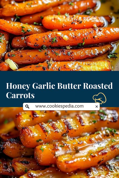 Honey Garlic Carrots, Butter Roasted Carrots, Christmas Dinner Side Dishes, Carrot Recipes Side Dishes, Christmas Dinner Sides, Carrot Dishes, Christmas Vegetables, Baby Carrot Recipes, Honey Carrots