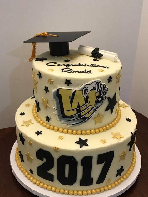 https://flic.kr/p/W8sihG | 2 tier graduation cake 2017 2 Tier Graduation Cake, Cake Two Tier, High School Graduation Cakes, Boys Graduation Party, Cakes Graduation, Grad Cakes, Graduation Cake Designs, Graduation Party Desserts, Graduation Boards