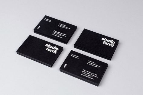 Visual Identity for Studio Ferrá. on Behance Stationary Brand Identity, Name Card Design Creative, Business Postcard, Brand Collateral, Advertising Logo, Business Cards Layout, Identity Design Inspiration, Graphic Design Business Card, Modern Business Cards Design