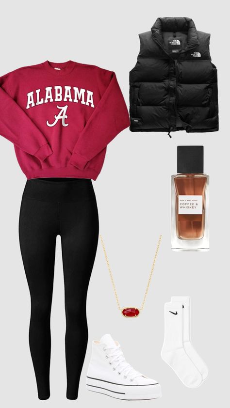 #outfitinspo #alabama Alabama Lululemon, Alabama Outfits For Women, Alabama Outfits, White Girl Outfits, Shuffle Outfits, Lululemon Outfits, Summer Outfits For Teens, Casual Preppy Outfits, Finals Week