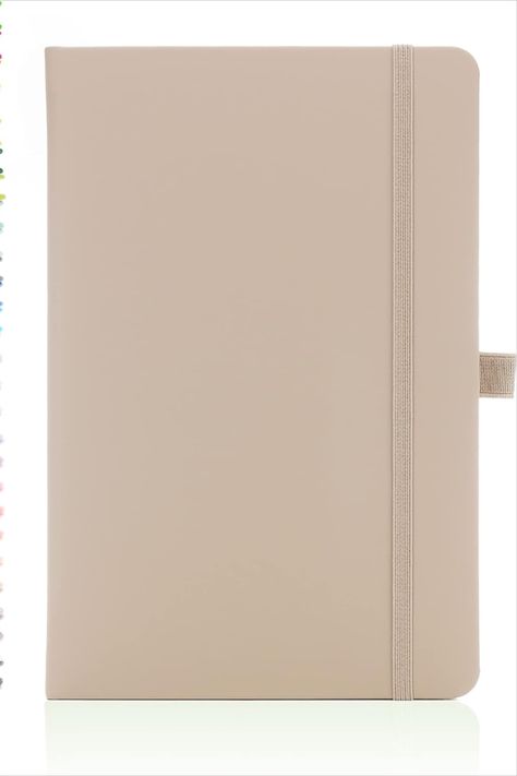 Beige Notebook, Paper Pocket, Minimal Living, Minimalist Office, A5 Notebook, Office Inspiration, Lined Page, Pen, Notebook