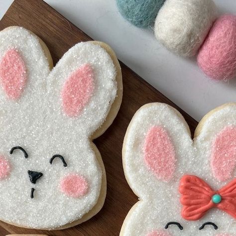 Buttercream Bunny Cookies, Easter Cookies Decorated Buttercream, Easter Buttercream Cookies, Bunny Cookies Decorated, Buttercream Bunny, Buttercream Cookies, Buttercream Decorating, Easter Bunny Cookies, Royal Iced Cookies