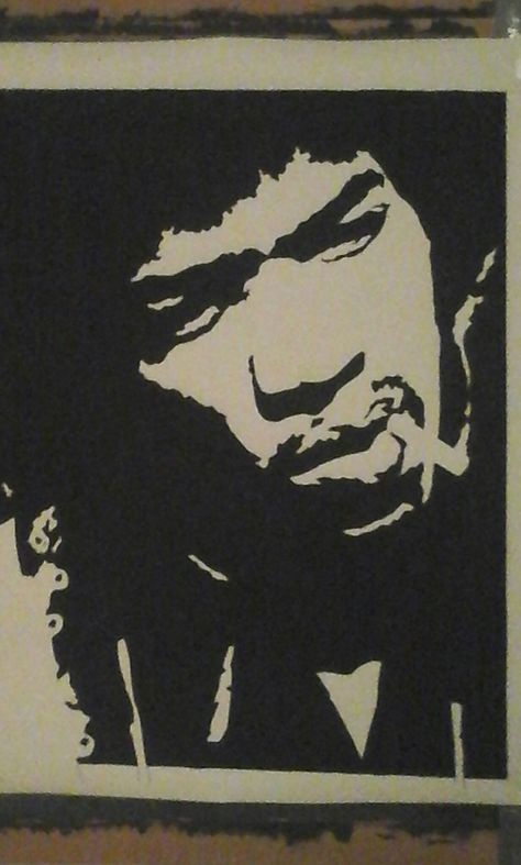 Jimi Hendrix Silhouette, Jimi Hendrix Drawing, Jimi Hendrix Painting, Doodle Kids, Jimi Hendrix Art, Vans Boots, Batman Painting, Jimmy Hendrix, Svg Art