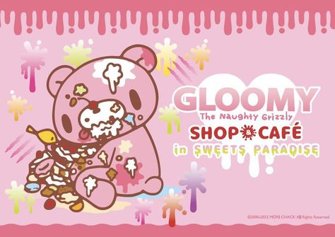 Anime Wall Prints !!, Gloomy Bear, Japanese Poster Design, Pink Bear, Yami Kawaii, Kawaii Core, Wild Creatures, Japanese Poster, Hello Kitty Items