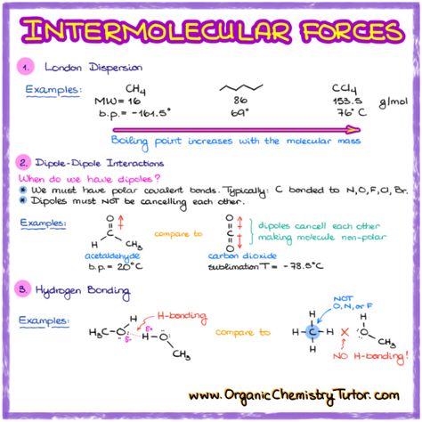 Organic Chemistry Tutor — Online Organic Chemistry Tutor Chemistry Intermolecular Forces, Intermolecular Forces, Chem Notes, School Revision, Organic Chemistry Tutor, Organic Chem, Biochemistry Notes, Organic Chemistry Study, Gcse Chemistry