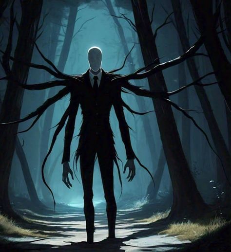 Slenderman Drawing, Slenderverse Aesthetic, Slender Mansion, Healthy Obsession, Creepypasta Slenderman, Terror Movies, Anime Horror, Slender Man, Creepypasta Characters