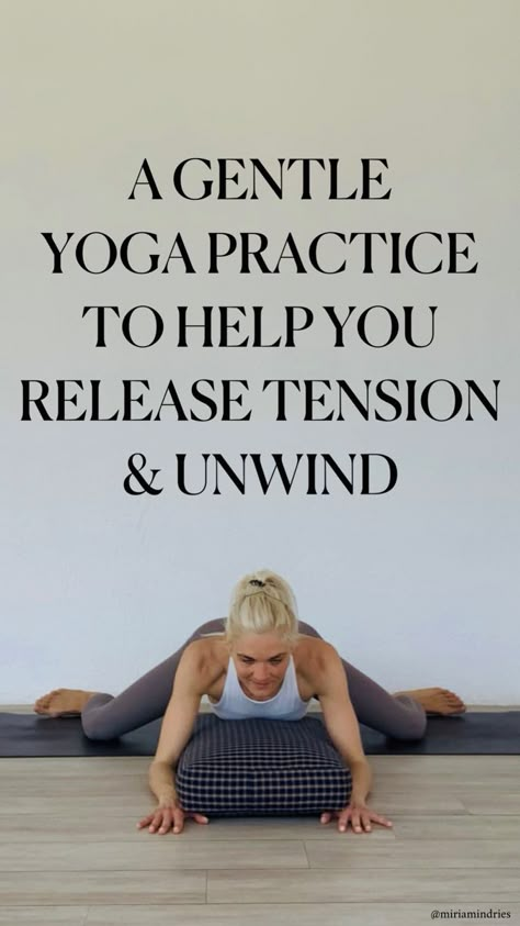 A gentle yoga practice to help you release tension & unwind Relaxing Yoga Sequence, Rainy Day Yoga, Yin Yoga Flow Sequence, Yin Restorative Yoga Sequence, Yin Yoga Video, 1 Hour Slow Flow Yoga Sequence, Gentle Yoga Poses, Yin Yoga Flow, Gentle Yoga Flow Sequence