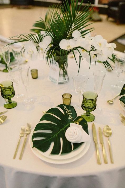 Cuban Inspired Wedding In California Filipiniana Wedding, Jungle Wedding, Filipino Wedding, Tropical Wedding Theme, Wedding In California, Fake Wedding, Punta Cana Wedding, Costa Rica Wedding, Cancun Wedding