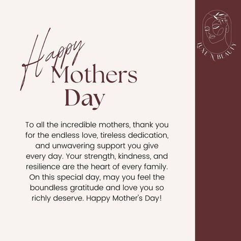 Wishing all the mothers a happy Mother’s Day! 💐From #luxenbeauty Happy Mother's Day Wishes, Happy Mother, Endless Love, Permanent Makeup, Happy Mothers Day, Happy Mothers, Mother’s Day, Special Day, Mother's Day