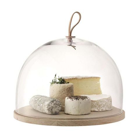 15 Table Accents To Elevate Your Thanksgiving Feast - House & Home Glass Cake Dome, Cheese Display, Present Cake, Cheese Pastry, Cake Dome, Cheese Dome, Wood Cheese Board, Wood Cake, Glass Cakes