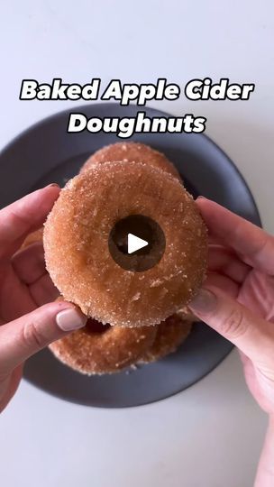 83K views · 632 reactions | An apple (cider doughnut) a day keeps the doctor away 😉! Whatever the saying is, you’re definitely going to want to try these. Grab the full recipe at the link in the comments. 🍩: Marianne Williams, 🎥: Chloe Gebacz | Food & Wine Apple Cider Doughnut, Apple Cider Donuts Recipe, Apple Cider Donuts, Homemade Donuts, Doughnut Recipe, Winter Ideas, Breakfast Cake, Donut Recipes, Baked Apples