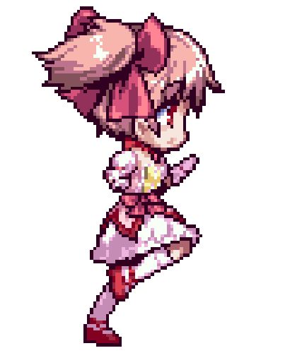 Madoka Running Gif, Pink Gif Transparent Background, Madoka Pfp Gif, Madoka Pixel Gif, Pixel Gif Png Glitter Force, Madoka Full Body Png, Red Gif Transparent, Madoka Pixel Art, Pink Transparent Gif