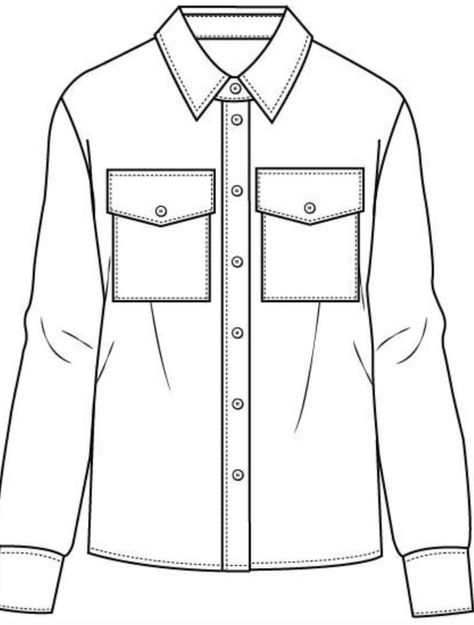 Men's Fashion Illustration, Gents Shirts, Fashion Model Drawing, Shirt Sketch, Italian Shirts, Fashion Design Template, Shirt Drawing, Fashion Design Sketch, Pajama Fashion