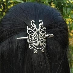 Viking Hair Accessories, Vikings Hair, Viking Knotwork, Celtic Hair, Hair Accessories Pins, Bobby Pin Hairstyles, Viking Hair, Hair Stick, Hair Combs