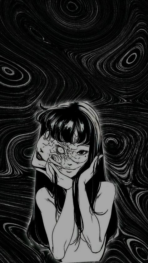 Junji Ito Art Wallpaper, Tomie Wallpapers, Junji Ito Maniac, Tomie Manga, Tomie Kawakami, Helloween Wallpaper, Beautiful Iphone Case, Phone Wallpaper Boho, Evangelion Art