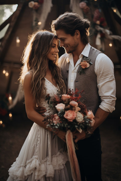 Boho wedding photography inspo Boho Wedding Photography, Boho Inspo, Boheme Chic, Wedding Couple, Bohemian Wedding, Photography Inspo, Wedding Couples, Boho Wedding, Wedding Photography