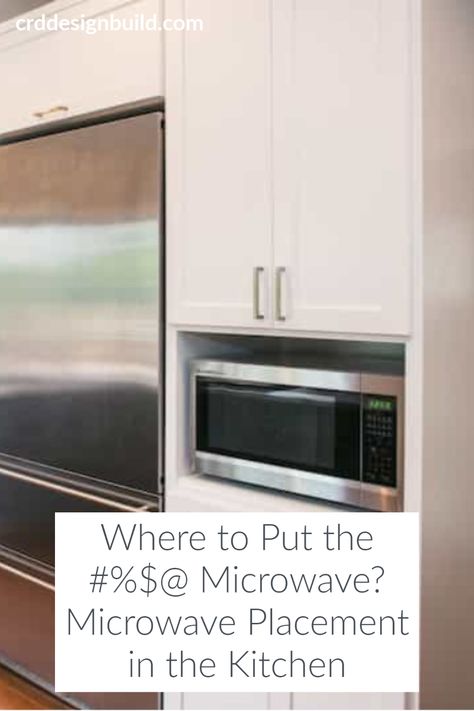 Galley Kitchen Microwave Placement, Cubby For Microwave, Microwave Open Shelving, Counter Top Microwave Placement, Microwave Ideas In Small Kitchen, Microwave Oven Placement In Kitchen, Ideas For Microwaves In Kitchen, Microvawe In Kitchen Ideas, Slide In Range With Microwave