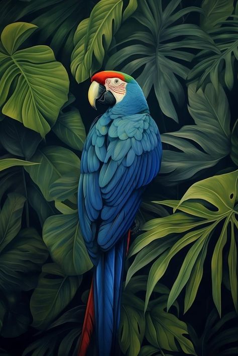 Toucan Art, Parrot Painting, Modern Art Canvas Painting, Parrots Art, Gouache Art, Nature Art Painting, Amazing Art Painting, Art Inspiration Painting, Painting Art Projects