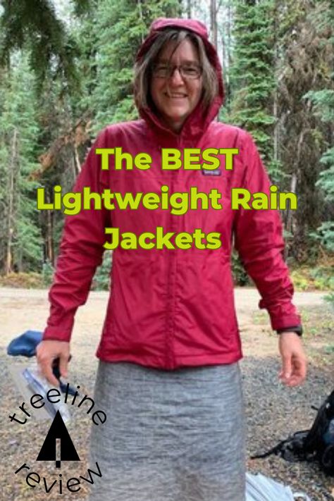 A hiker stands in a drizzle outside wearing a pink rain jacket. Best Rain Jacket, Patagonia Torrentshell, Packable Rain Jacket, Hiking Backpacking, Hiking Jacket, Outdoor Research, Backpacking Gear, Rain Gear, Waterproof Jacket