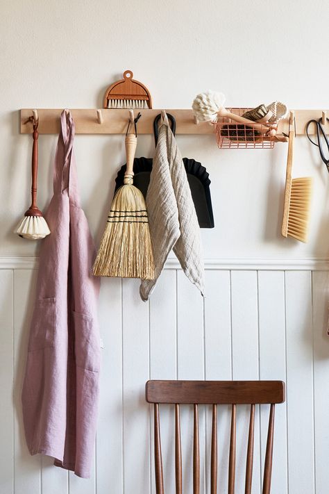 Cleaning Organization, Organization Home, Organization Products, Laundry Room Inspiration, Laundry Room Makeover, Brooms, Cleaning Organizing, Storage And Organization, Room Makeover