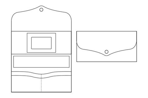 Follow our easy guided template and tutorial to make your own women's long wallet. Our women's leather wallet pattern helps you get your creativity pumping. Leather Card Holder Pattern, Bifold Wallet Pattern, Wallet Pattern Free, Leather Patterns Templates, Long Wallet Pattern, Diy Leather Wallet, Leather Wallet Design, Cardholder Wallet, Simple Wallet