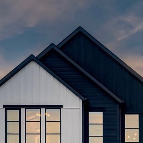 Everflow Eaves & Exteriors on Instagram: "Abyss Black LP Siding & Board & Battens
Builder: Alair Homes 

#lpsiding #kwp #exteriordesign #exteriorsofinstagram #yqr" Lp Siding, Alair Homes, Exterior House, Exterior Design, Sideboard, House Exterior, Siding, Exterior, On Instagram