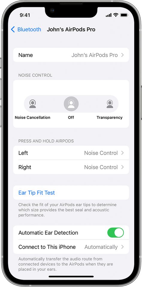 Change the settings of your AirPods and AirPods Pro - Apple Support (NZ) Names To Name Your Airpods, Cool Tech Gadgets Electronics, Apple Support, Cute Names, Air Pods, Active Noise Cancellation, New Names, What Happens When You, Airpods Pro