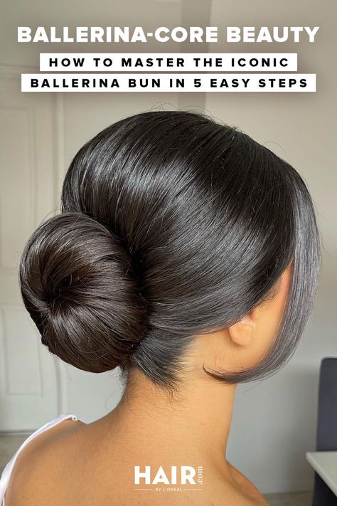 Ballerina-core fashion has put the iconic ballerina bun back in the spotlight. Learn how to create this timeless hairstyle worthy of the stage or coffee shop. Ballerina Hairstyles, Ballerina Hair, Ballerina Bun, Chelsea Wedding, In The Spotlight, Toddler Hair, Great Hair, The Stage, Bun Hairstyles