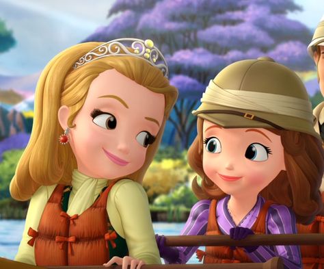 Princess Sofia And Amber, Sophia And Amber, Sofia And Amber, Princess Amber, Sofia The First Characters, Iconic Duos, Princess Sofia The First, Princess Sofia, Sofia The First