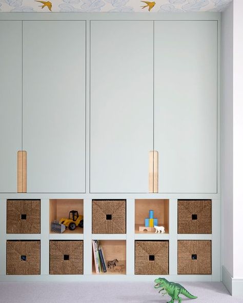 Toys Wardrobe Storage Ideas, Playroom Cupboards, Playroom Cabinet, Deep Storage Cabinet, Baby Cupboard, Toy Cupboard, Large Toy Storage, Warm Minimalism, Study Storage