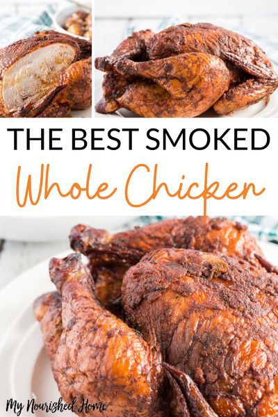 Smoker Recipes Chicken, Smoker Grill Recipes, Grilled Whole Chicken, Meat Ideas, Smoked Chicken Recipes, Smoked Whole Chicken, Whole Chicken Recipe, Pellet Smoker Recipes, Traeger Grill Recipes