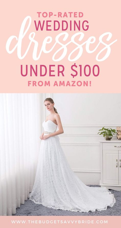 amazon wedding dresses under 100 Wedding Present Ideas Diy, Wedding Dresses Amazon, Long Beach Wedding Dresses, Wedding Dresses Under 100, Wedding Present Ideas, Amazon Wedding, Chiffon Wedding Gowns, Inexpensive Wedding Dresses, Long Bridal Gown