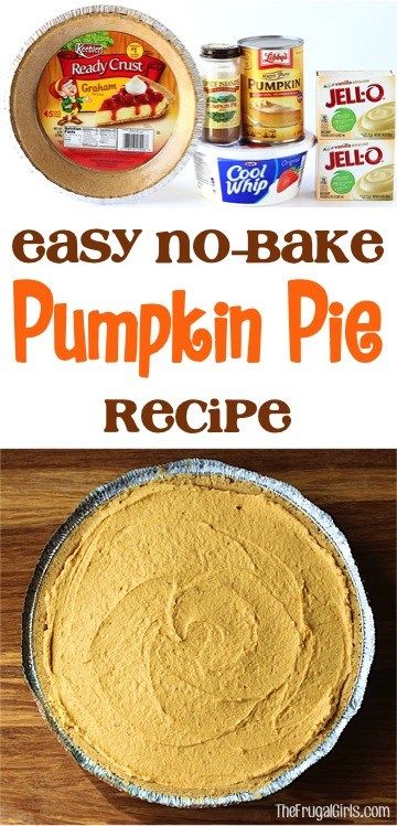 Best No Bake Pumpkin Pie Recipe | The Frugal Girls Easy No Bake Pumpkin Pie, No Bake Pumpkin Pie Recipe, Bake Pumpkin, No Bake Pumpkin, Pumpkin Pie Cheesecake, No Bake Pumpkin Pie, Fall Parties, Easy Pumpkin Pie, Frugal Girls