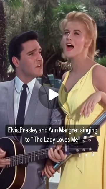 Claudia on Instagram: "Elvis Presley and Ann Margret singing to “The Lady Loves Me” for the 1964 movie “Viva Las Vegas”.   Outside of Elvis Presley’s family, Ann-Margret was the most important woman in the entertainer’s life. Playing opposite Elvis in 1963’s Viva Las Vegas, she became the most memorable of Presley’s leading ladies during his Hollywood career. The personal relationship they shared through the years provides a fairytale interlude in Presley’s curious life story, which ended so sadly in 1977.  #elvis #2303sunflower #elvispresley #ep #lmp #youngelvis #priscillapresley #lisamariepresley #lindathompson #graceland #elvismemories #theking #elvisfanpage #elvispresleyfans #elvisontour #memphis #memphismafia" Ann Margret And Elvis, 1977 Elvis, Elvis Presley 1977, Elvis Today, Memphis Mafia, Elvis Presley Memories, Elvis Presley Graceland, Elvis Presley Videos, Elvis Sings